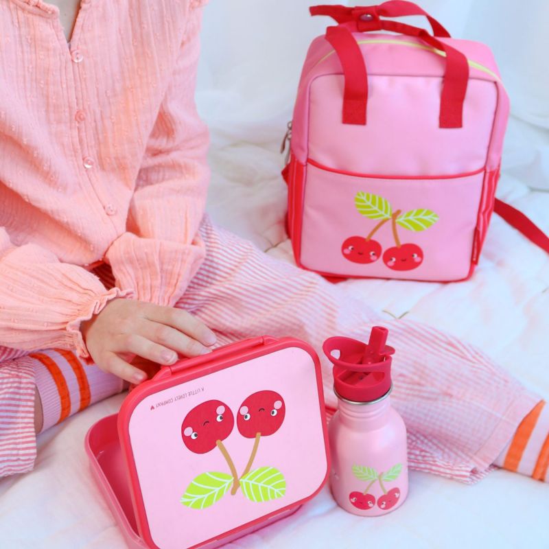 Sac à dos carré Cerises A Little Lovely Company Ambiance 6