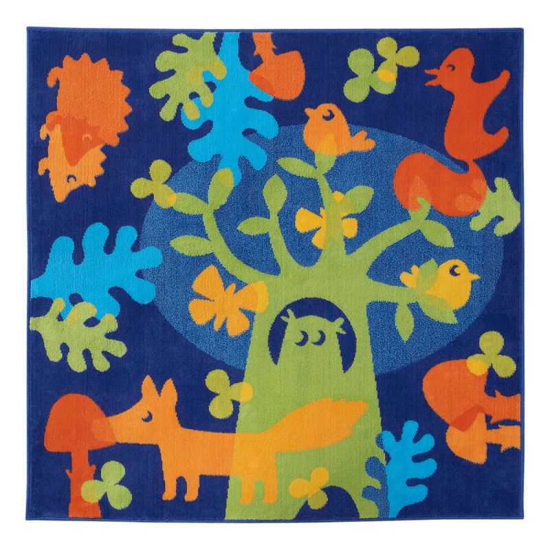 Tapis Les amis de la forêt (120cm x 120cm)  Haba
