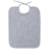 Bavoir à lacets en éponge Gris Trois Kilos Sept Produit 1