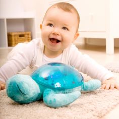 Veilleuse peluche Tranquil Turtle™ Aqua (rechargeable)