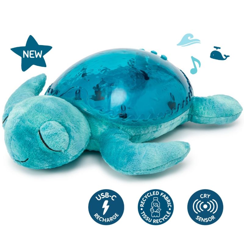Veilleuse peluche Tranquil Turtle Aqua (rechargeable) Cloud B Produit 4
