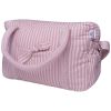 Sac à langer en gaze de coton rayé vieux rose BB & Co Produit 2
