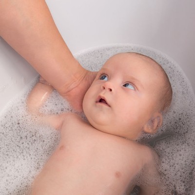 Baignoire Bebe Gris Clair Luma Babycare