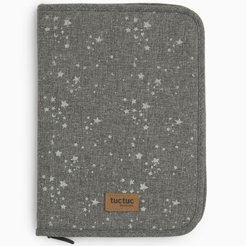 Protège carnet de santé Weekend Constellation Etoile gris Tuc Tuc
