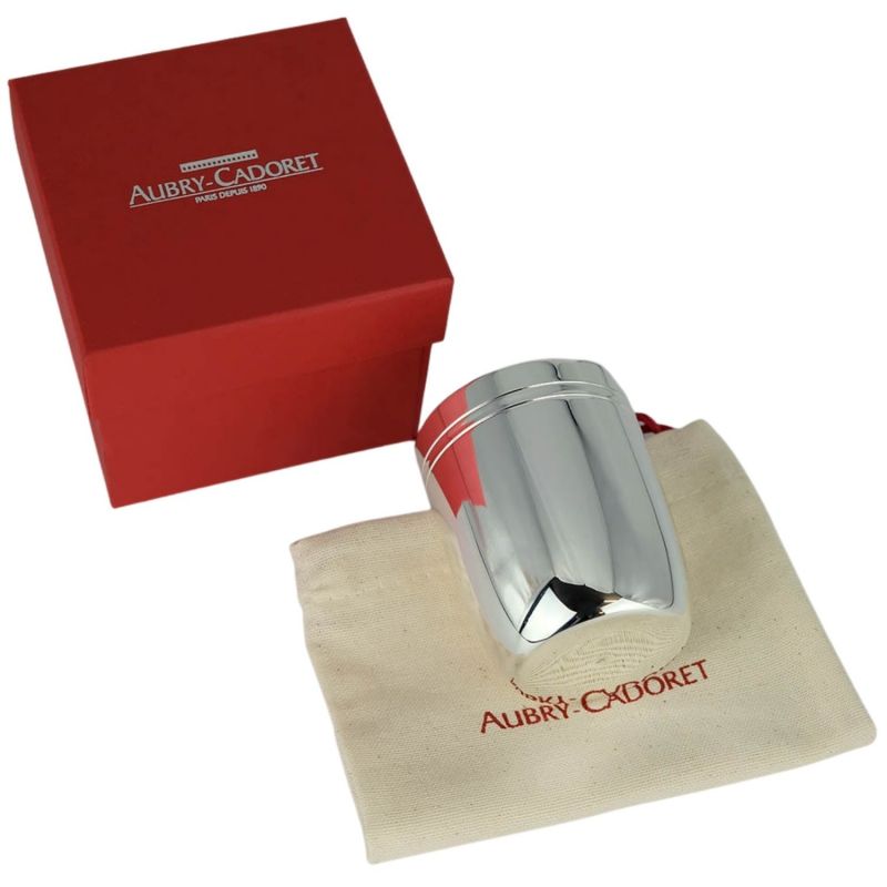 Timbale tonneau Filets personnalisable (argent massif 925°) Aubry-Cadoret Packaging 3