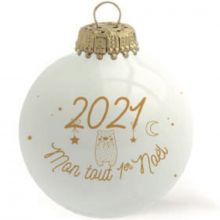 Boule de Noël  Mon tout 1er Noël 2021  par Baubels