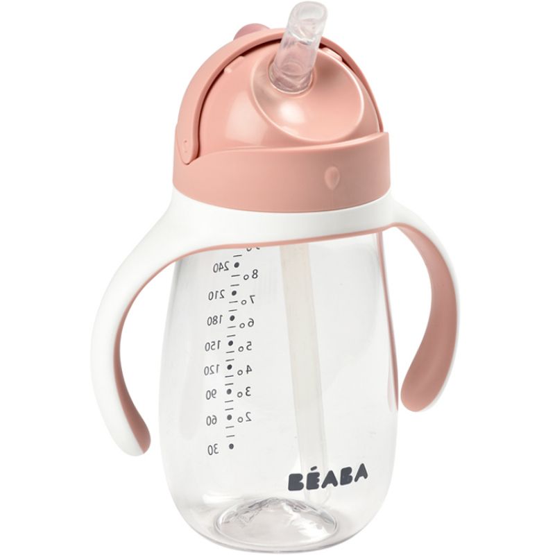 Gourde à paille Old pink (300 ml) Béaba