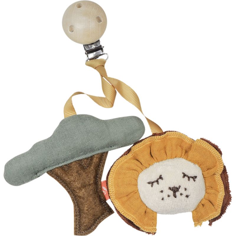 Jouet d'activité à clipser arbre et lion Kikadu