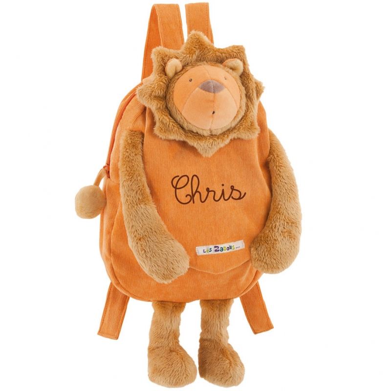 Sac à dos personnalisable Lion Les Zazous Moulin Roty