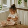 Set assiette et couverts Rosy Bow Elodie Details Ambiance 8