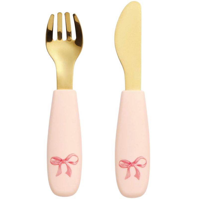 Set assiette et couverts Rosy Bow Elodie Details Produit 5