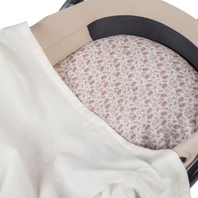 Drap housse pour nacelle et Lange Gala Cerise