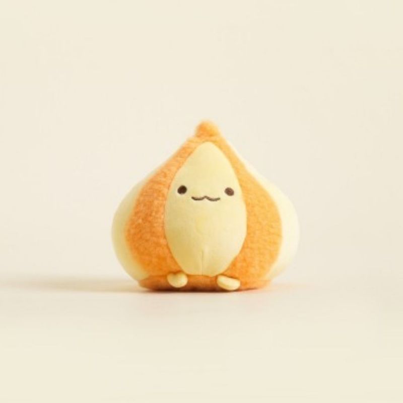 Porte-clé peluche Picnic Petit pain (15 cm) Bazuuyu Ambiance 2