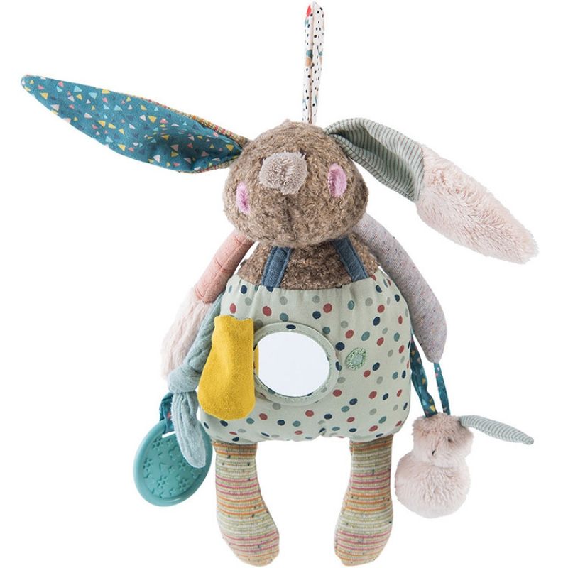 Lapin d'activités à suspendre Les Jolis trop beaux Moulin Roty