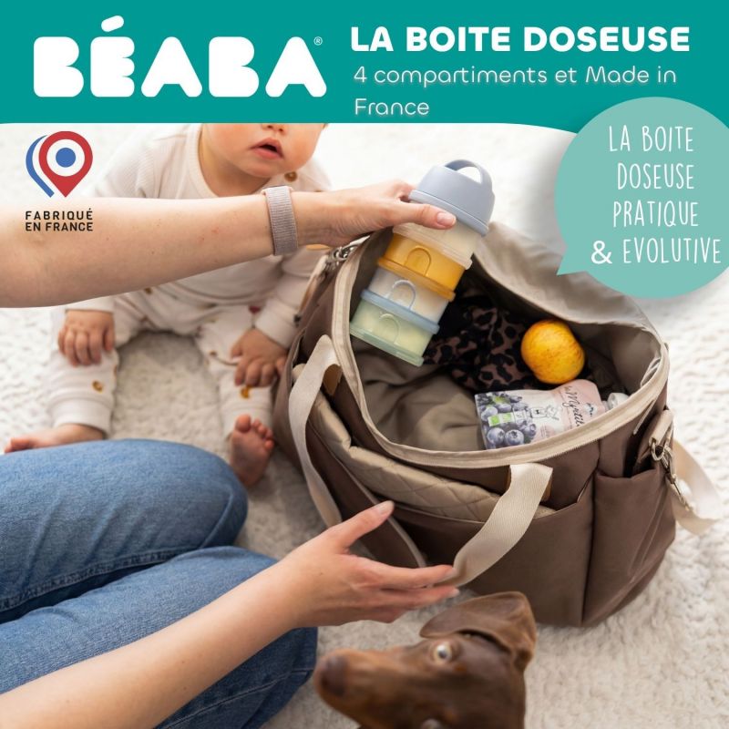 Boîte doseuse 4 compartiments Galet Translucide Béaba Produit 5