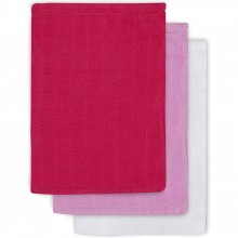 Lot de 3 gants fuchsia, rose, blanc  par Jollein