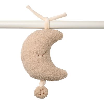 Peluche musicale Lune Beige  par Nattou