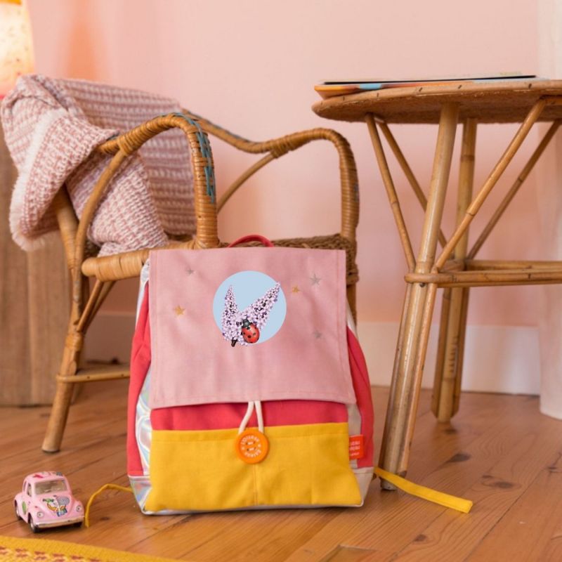 Sac à dos Coccinelle Lilas L'oiseau bateau Ambiance 2
