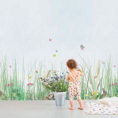 Papier Peint Panorama Mon jardin L (250 x 200 cm) - Mimi'lou