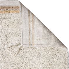 Tapis lavable Bloom Natural (90 x 130 cm)