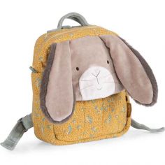 Sac à dos lapin ocre Trois petits lapins (personnalisable) - Moulin Roty