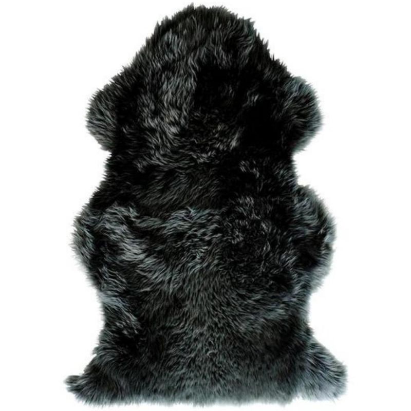 Tapis peau de mouton Douchka gris (67 x 100 cm) Nattiot