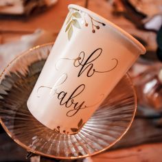 Lot de 8 gobelets en carton Oh Baby