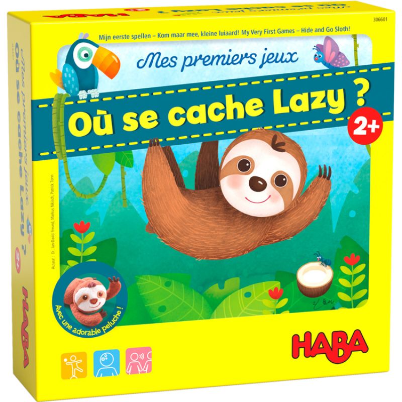 Jeu de société Où se cache Lazy ? Haba