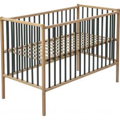 Lit Rémi sans roulette Hybride kaki (60 x 120 cm)