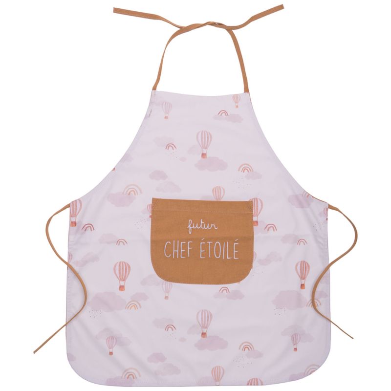 Tablier de cuisine Futur chef étoilé en tissu imperméable montgolfières BB & Co Produit 1