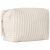 Variation Beige, blanc du produit Trousse de toilette gaze de coton beige rayé galet de la marque BB & Co