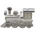 Tirelire Locomotive (métal argenté) - Daniel Crégut Tirelire Locomotive (métal argenté) - Daniel Crégut