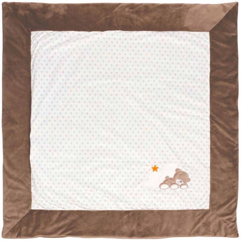 Tapis de jeu Basile l'ours (100 x 100 cm) Nattou