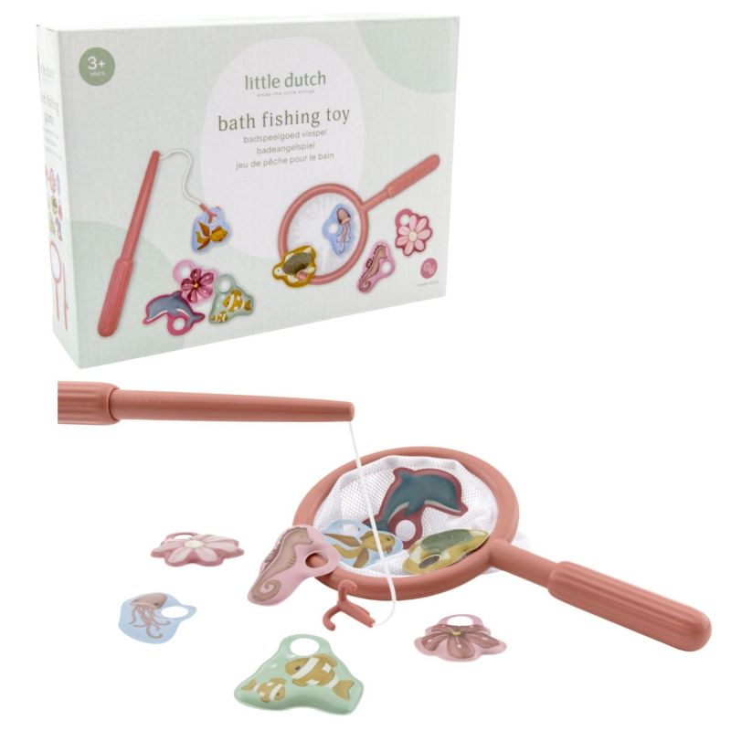 Jeu de bain pêche à la ligne Rose Little Dutch Packaging 3