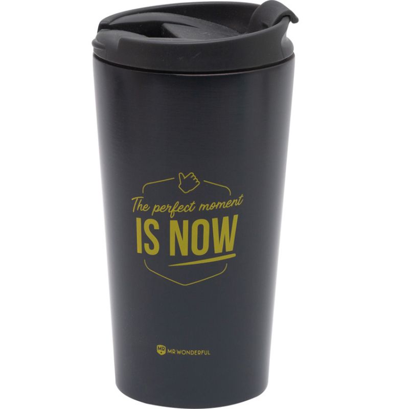 Mug de voyage The perfect moment is now (370 ml) Mr. Wonderful