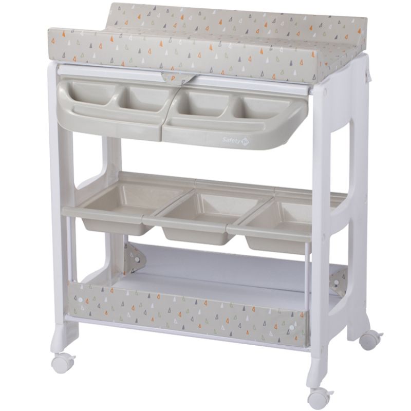 Table à langer avec baignoire Dolphy Warm Grey Safety 1st
