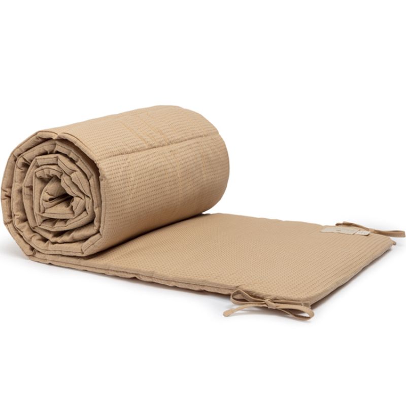 Tour de lit nid d'abeille Nest Nude (pour lits 60 x 120 et 70 x 140 cm) Nobodinoz