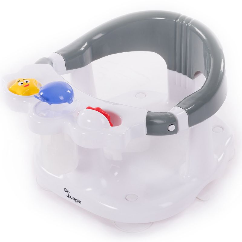 Siège de bain gris et blanc Bo Jungle