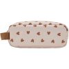 Trousse scolaire Cœurs Marron Atelier Wagram Produit 1