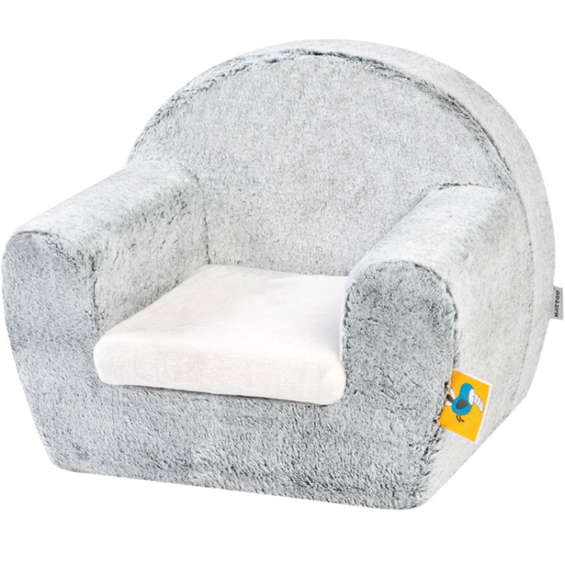 Fauteuil club Tim & Tiloo gris Nattou