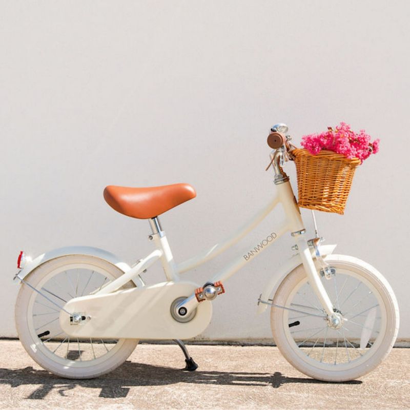 Vélo enfant Classic 14 pouces Cream Banwood Ambiance 8