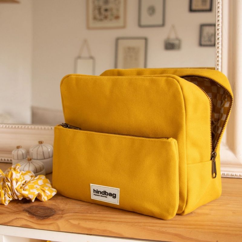 Trousse de toilette XL Alix Safran Hindbag Ambiance 2