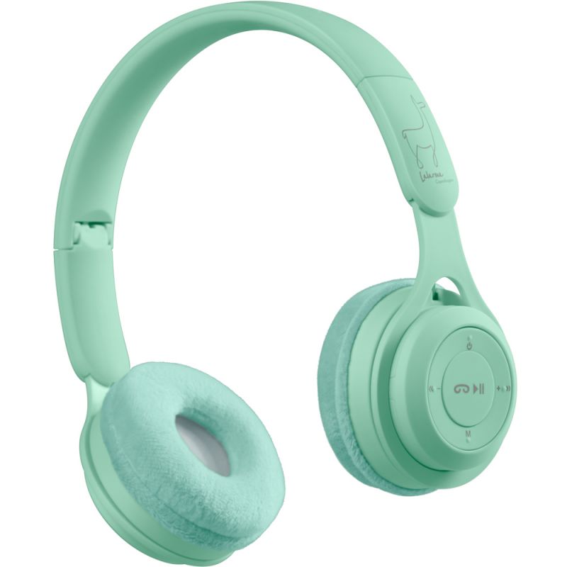 Casque audio enfant sans fil Vert Pastel Lalarma Produit 1
