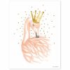 Affiche flamant rose Flamingo by Lucie Bellion (30 x 40 cm) - Lilipinso