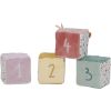 Lot de 4 cubes doux Fairy Garden  par Little Dutch