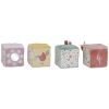 Lot de 4 cubes doux Fairy Garden  par Little Dutch