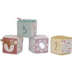 Lot de 4 cubes doux Fairy Garden - Little Dutch