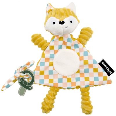 Doudou attache sucette Cyranos le Renard Les Déglingos