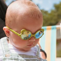 Lunettes de soleil Ourson Vert Olive (0-12 mois)