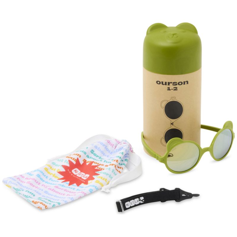 Lunettes de soleil Ourson Vert Olive (0-12 mois) KI et LA Packaging 9